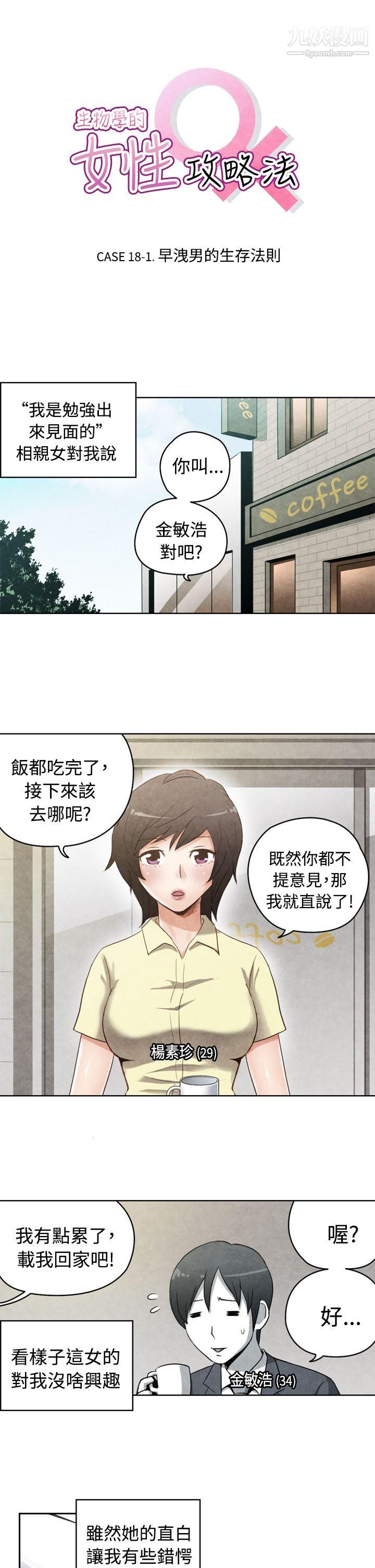 《生物学的女性攻略法》漫画最新章节CASE - 18 - 1. - 早泄男的生存法则免费下拉式在线观看章节第【1】张图片